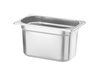 Recipient GN 1/4 adâncime 15 cm din oțel inoxidabil PROFI LINE | HENDI 801611