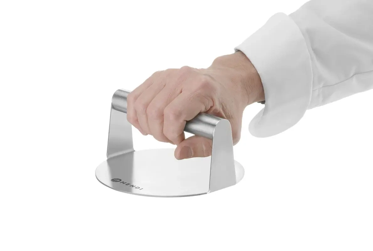 Presă manuală pentru hamburgeri, ⌀160x(H)78 mm | HENDI 513132