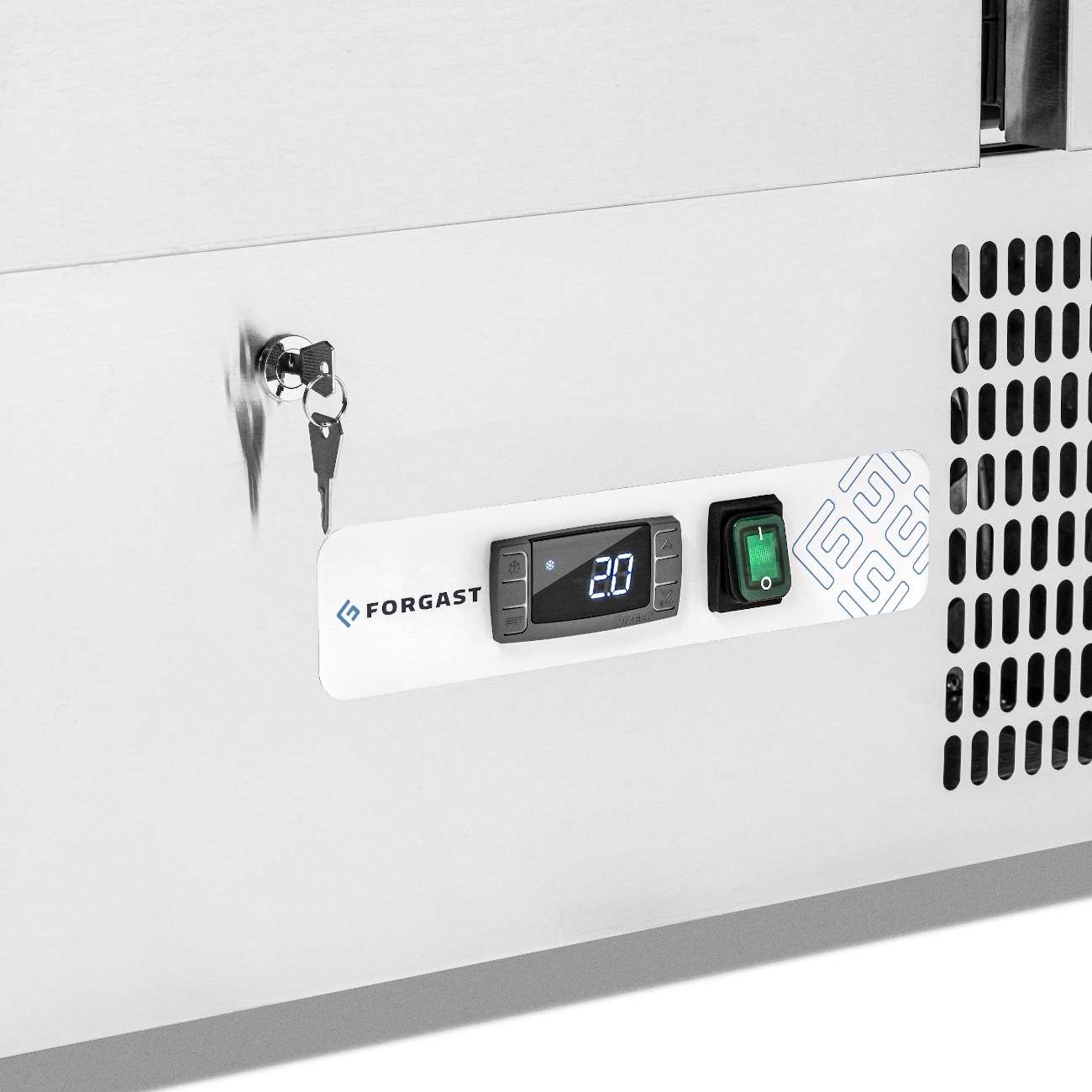 Masă frigorifică cu 6 sertare, 400 l, cu unitate inferioară FORGAST FG07009