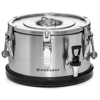 Termos din oțel de 10 litri cu robinet FORGAST FG05910