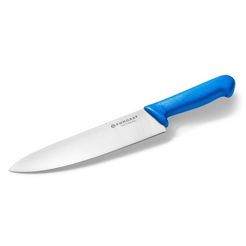 Cuțit de bucătărie HACCP albastru, lungime 22 cm | FORGAST FG01814