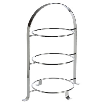 Suport pentru servire cu 3 farfurii, oțel inoxidabil, 33x24x43 cm | APS 33217