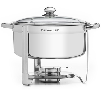 Încălzitor de combustibil rotund de 7,5 litri cu capac din sticlă FORGAST FG03275V1