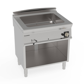 TECNOINOX 713034 GN 2/1 prăjitor pe gaz pe o bază deschisă