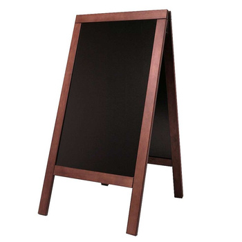 Tablă de sine stătătoare din lemn, mahon, 71x134 cm | CONTACTO 7695/122