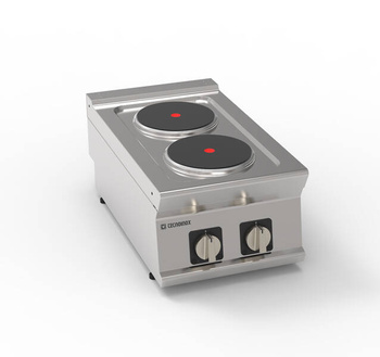 Aragaz electric, 2 plite, diametru reglabil. 22 cm | TECNOINOX 716001