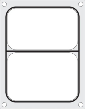 Matriță de sigilare pentru sigilator dublu, 25x19,5 cm | HENDI 805596