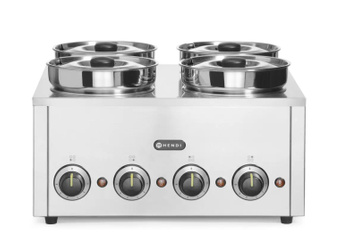 Bemar Thermosystem 4, 16 l, 4 compartimente, oțel inoxidabil | HENDI 201466