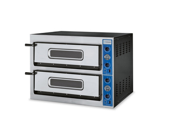 Cuptor pentru pizza cu 2 camere, 2x4x36 cm, 12 kW, 400 V | FORGAST FG09566