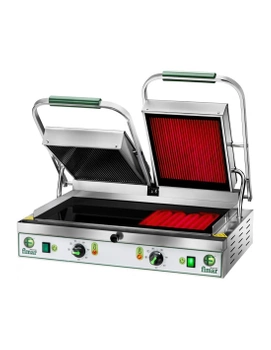 Grătar cu contact dublu cu plăci ceramice netede | FIMAR PV55LL