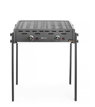 Grătar pe gaz Roast-Master Pro Black 11.6 kW, 790x560x(H)900mm | HENDI 148822