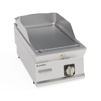Placă de grătar cromată cu caneluri 400V Tecno74 | TECNOINOX 716226