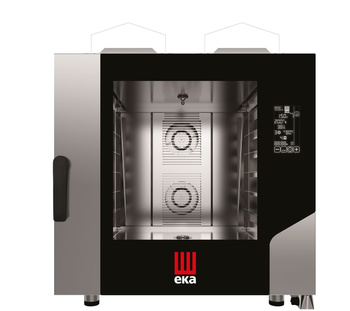 Cuptor combinat cu gaz Millenial Black Mask Bakery 6x600x400 | TECNOEKA MKF664GBM