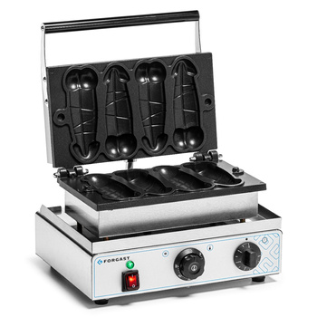 Aparat electric pentru vafe tip P pentru 4 vafe, 1.55 kW, 230 V | FORGAST FG09709