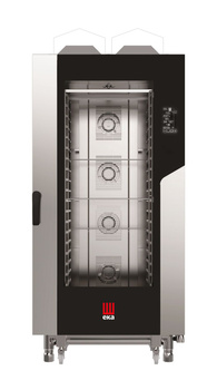 Aparat de gătit combinat pe gaz Millenial Black Mask Gastro 20xGN 1/1 | TECNOEKA MKF2011GBM