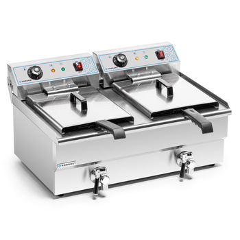 Frigider electric 2x16l cu robinet de scurgere, zonă rece, 10 kW, 230 V | FORGAST FG09016