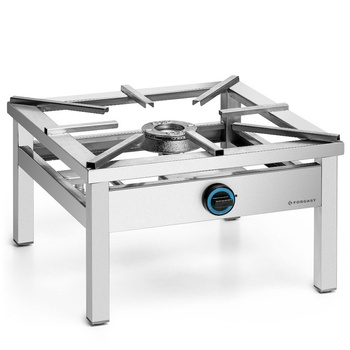 Taburet gastronomic pe gaz cu 1 arzător, 6.5 kW, 60x60x38 cm | FORGAST FG09413