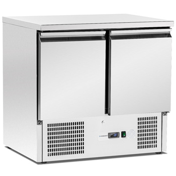 Masă frigorifică cu 2 uși 257 l, fără margine, cu unitate inferioară FORGAST FG07007