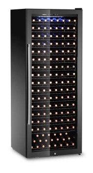 Frigider pentru vin, 1 zonă, 224 sticle, negru, 542 l, 15 rafturi | ARKTIC 237144