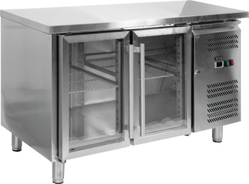 Masă vitrată frigorifică cu 2 uși YATO YG-05252