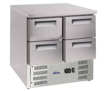 Masă frigorifică cu sertare cu unitate inferioară HENDI 236154