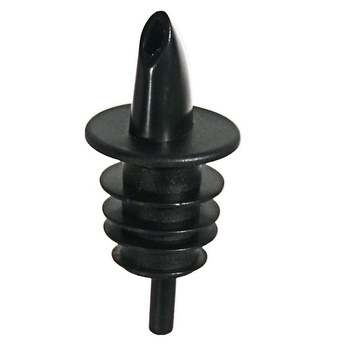 Dozator de alcool negru din polietilenă, 7 cm | CONTACTO 5852/001