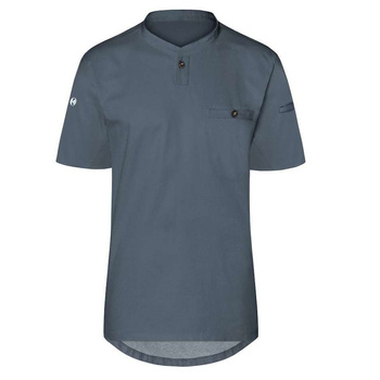 Cămașă de bucătar Performance mânecă scurtă antracit | KARLOWSKY TM 5-5