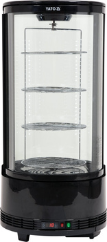 73 l vitrină frigorifică rotundă YATO YG-05090