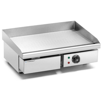 Plită electrică de grătar, netedă, 50x35 cm, 3 kW | FORGAST FG09103