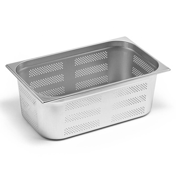 Recipient GN 1/1 adâncime 20 cm perforat din oțel inoxidabil | FORGAST FG04720