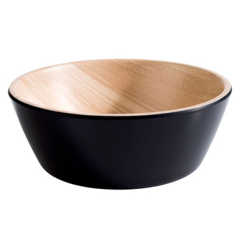 Bol melaminat FRIDA negru diam. 15 cm | APS 84608