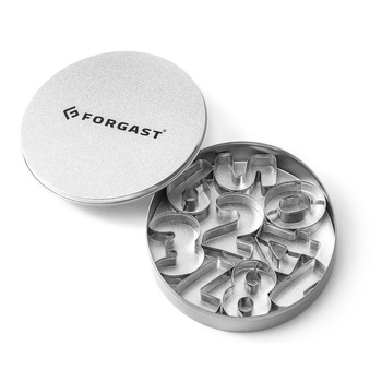 Set de forme pentru tăiat numere - set 9 bucăți | FORGAST FG11238