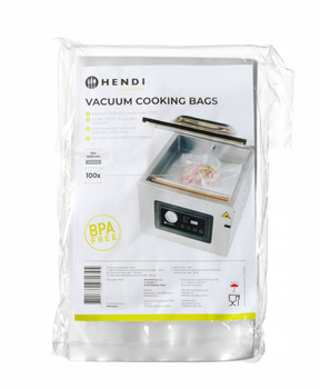 Pungi de gătit și ambalare în vid SOUS VIDE 15x25 cm | HENDI 971345