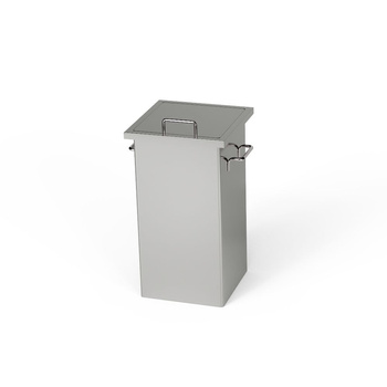 Recipient pentru deșeuri cu capac 45x45x80 cm | FORGAST FG04310/450/450/800