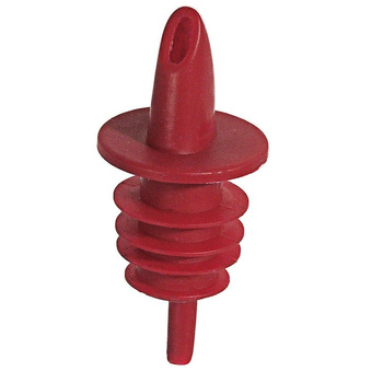 Dozator pentru alcool roșu, din polietilenă, 7 cm | CONTACTO 5852/005