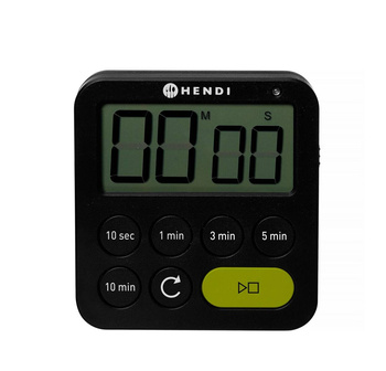 Timer de bucătărie cu un singur interval, cronometru digital | HENDI 582039