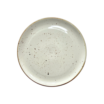 Farfurie întinsă Still Rustic crem 27 cm | KERA CERAMIKA 14.2.RUSTIC CREM