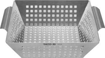 Coș pentru grătar 26 x 22 x 7 cm | YATO YG-20140