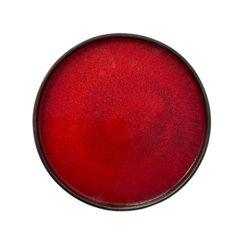 Farfurie întinsă cu margine Arondi rubin 28 cm | KERA CERAMIKA 18.1.RUBIN