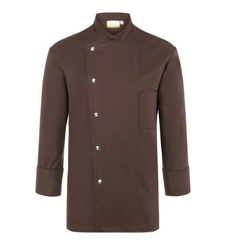 Bluză bucătar bărbați Lars maro deschis | KARLOWSKY JM 14-28