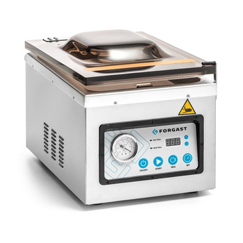 Masină de ambalat în vid cu cameră, bară de sudură 26 cm, 1 kW, 230 V | FORGAST FG03426