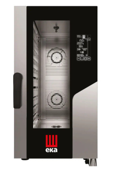 Mască neagră Millennial Gastro Compact cuptor electric combinat cu aburi, 10×GN 1/1 | TECNOEKA MKF1011CBM