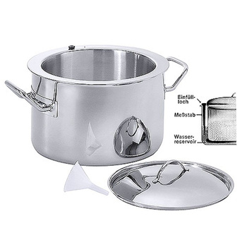 Oală cu capac pentru sosuri 3L, diametru 18 cm | CONTACTO 2017/003