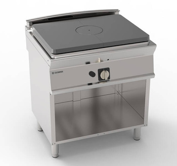 Aragaz gastronomic cu blat solid și bază deschisă | TECNOINOX 713030