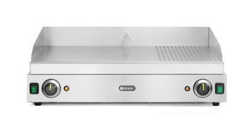 Plită grill electrică, 2/3 netedă 1/3 striată, 3.5 kW, 230 V | HENDI 203163