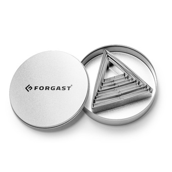 Set de forme pentru tăiat - triunghi - set 9 bucăți | FORGAST FG11014