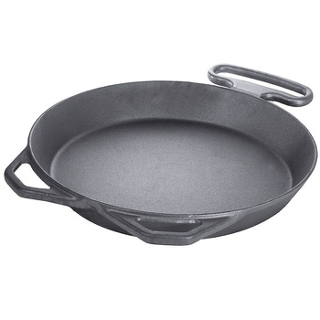 Tigaie de catering din fontă cu mânere, diam. 80 cm | CONTACTO 5091/800