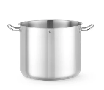 Oală înaltă din oțel inoxidabil fără capac, Kitchen Line, capacitate 21 l, diametru 32 cm, înălțime 27 cm | HENDI 837795