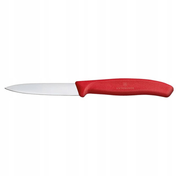 Cuțit pentru legume Swiss Classic roșu, lungime lamă 8 cm | VICTORINOX 6.7601