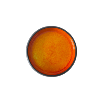 Farfurie întinsă cu margine Keczi chihlimbar 20 cm | KERA CERAMIKA 17.1.CHihlimbar